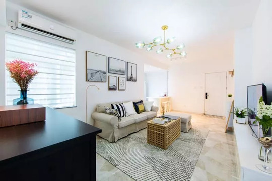 108平的北歐風(fēng)三房，采光不夠好，就靠設(shè)計(jì)來(lái)解決