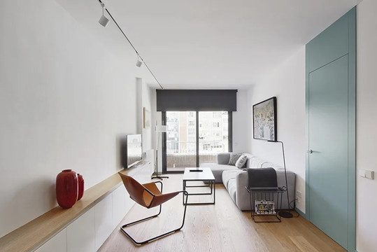 一個(gè)80㎡極簡公寓，潔白如雪，看一眼就美到了心坎里