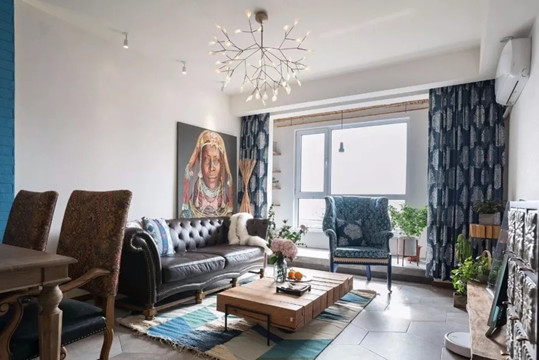 88平混搭二居室公寓，按照喜好的設(shè)計(jì)也不錯(cuò)~