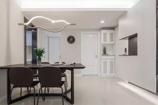 114平的極簡風三房，從簡單中體現端莊感，太帥氣了