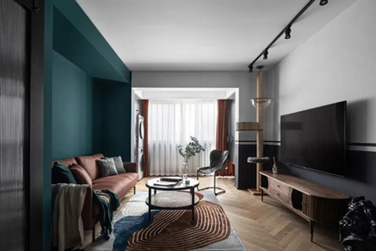 89㎡混搭風(fēng)小公寓,這個(gè)家裝滿了她的熱愛,自由精致、簡潔時(shí)尚!