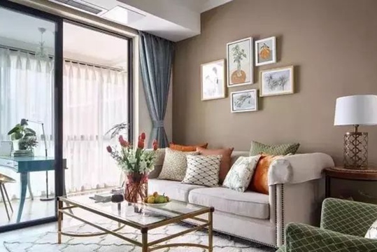 陽臺改成書房,90平擠出三間房