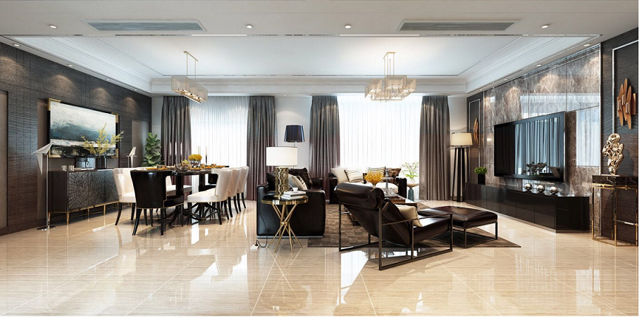 200㎡疊墅，打造現代尊貴生活